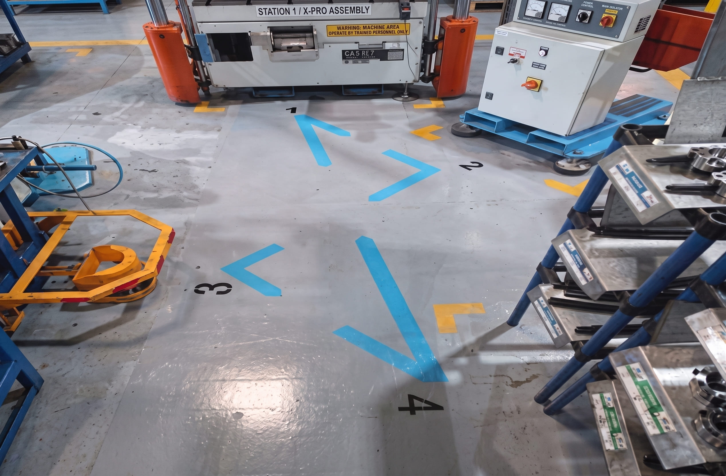 Organisation des flux dans un atelier