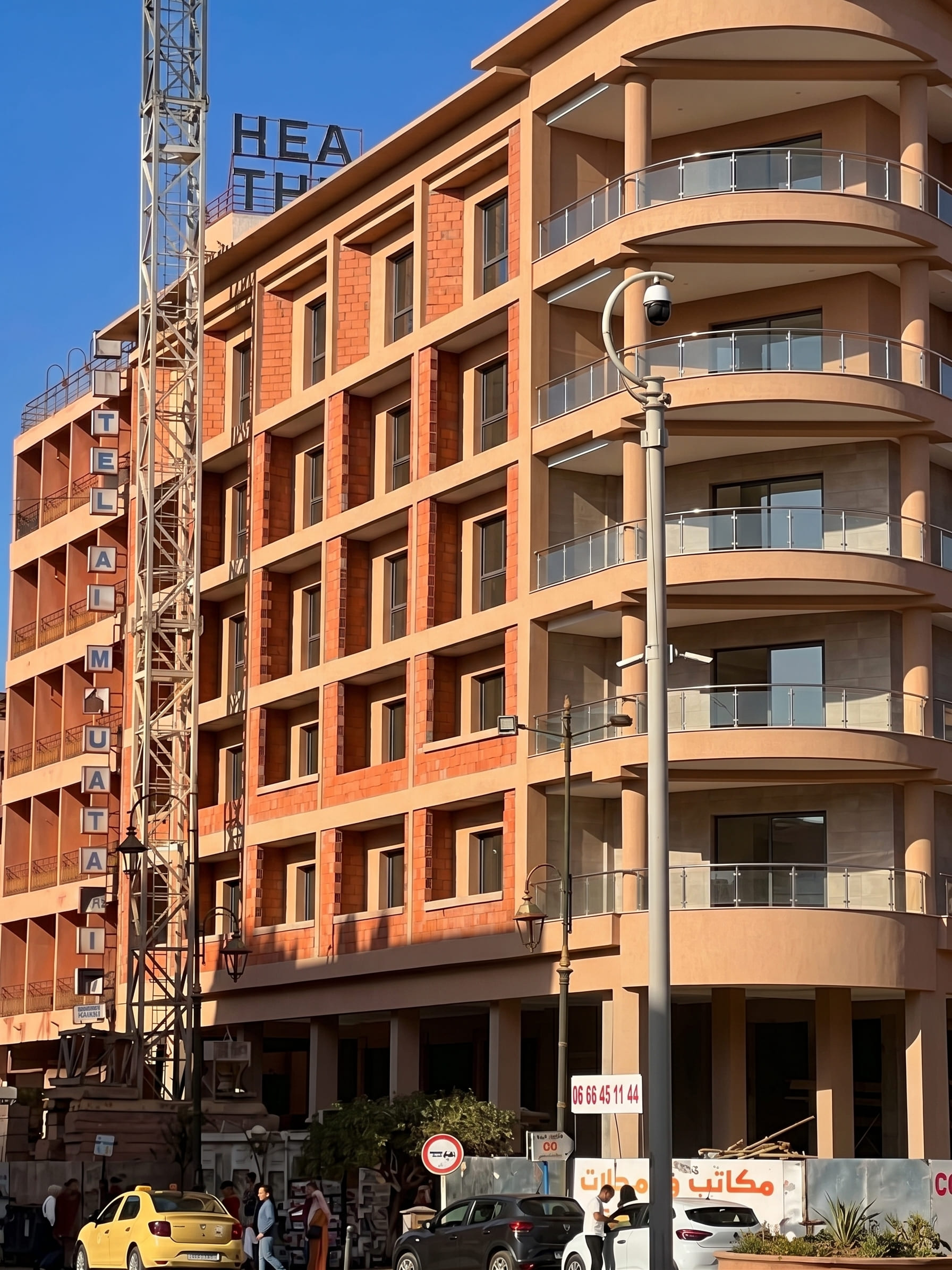 Bâtiment en phase de finition